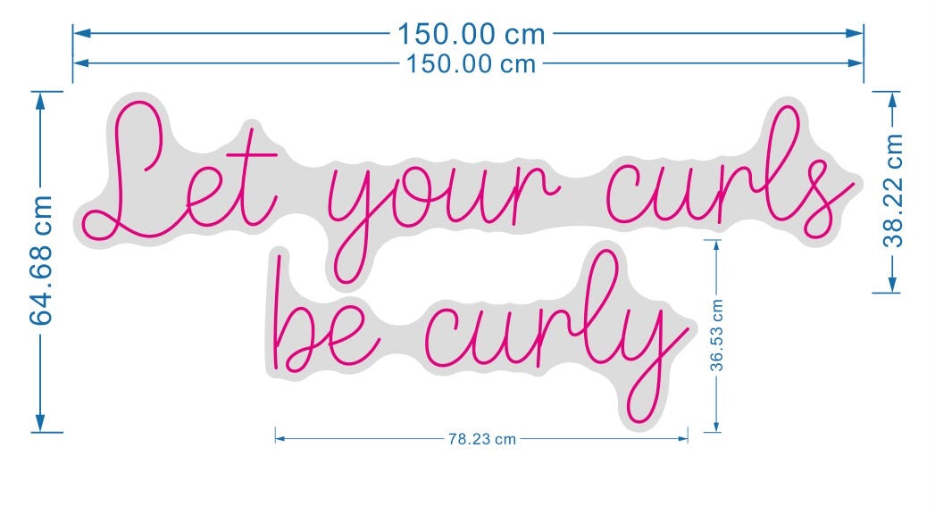 Custom design: let your curls be curly - RGB