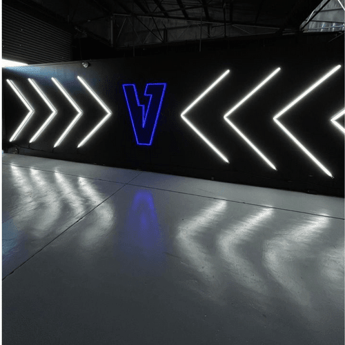 An eye-catching Custom Neon Sign at Voltaic Auto Electricians, Perth - Neon Lanes
