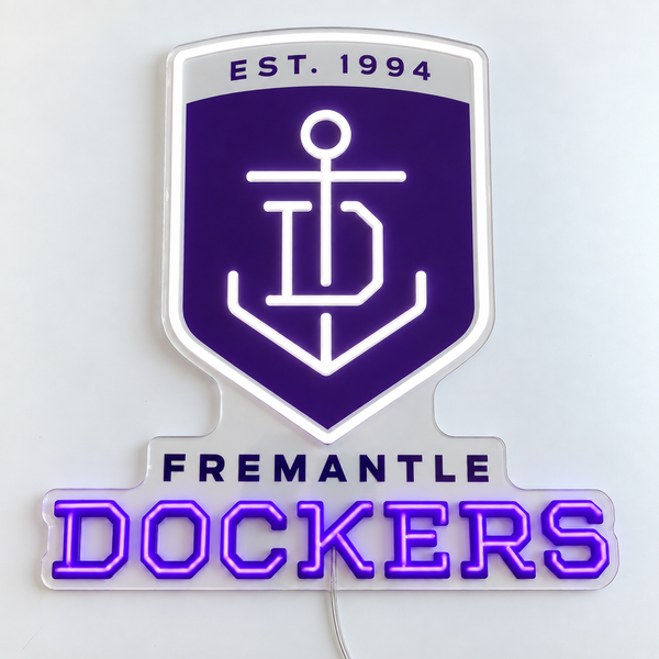 Fremantle Dockers Neon Sign