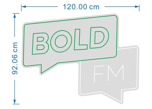 Custom design: BOLD FM