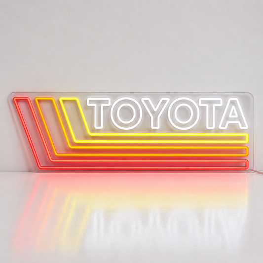 Toyota Retro Land Cruiser LED Neon Sign - Neon Lanes