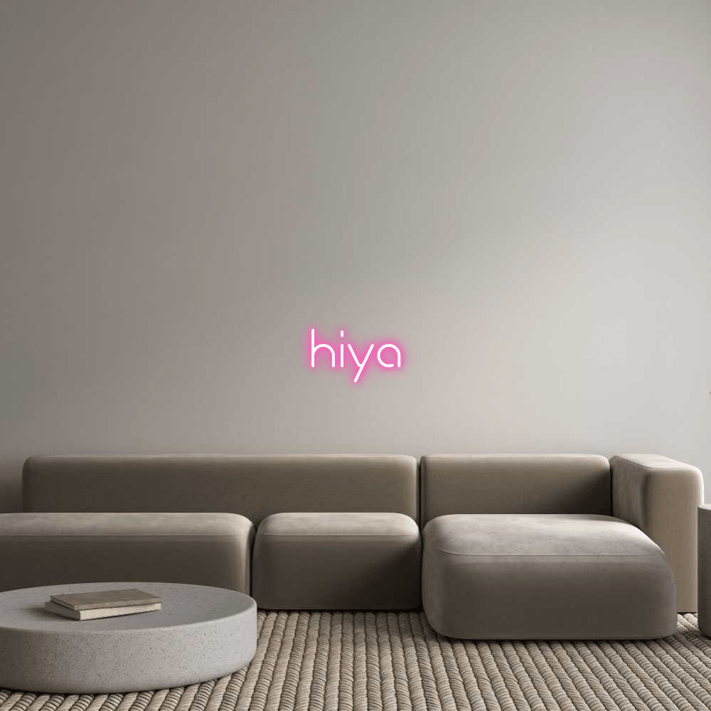 Custom Design: hiya - Neon Lanes