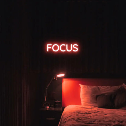 Focus LED Neon Light Sign - Neon Lanes