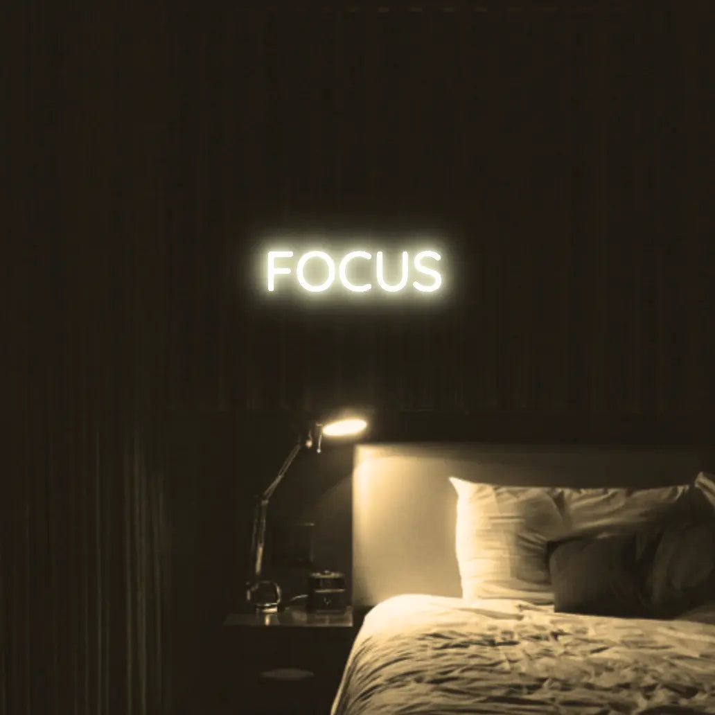 Focus LED Neon Light Sign - Neon Lanes