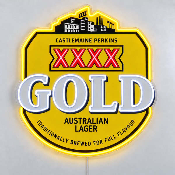 XXXX Gold LED Neon Sign
