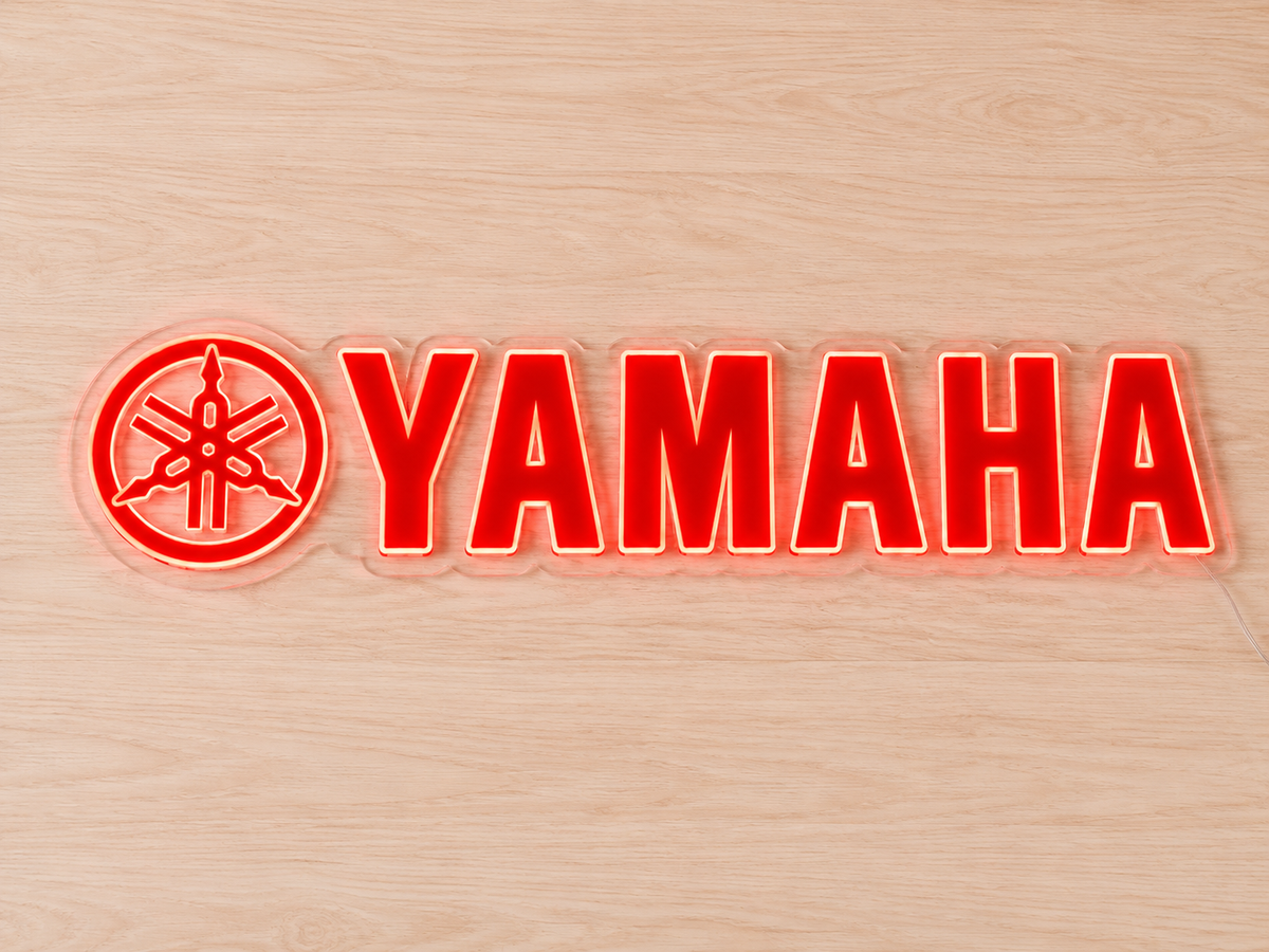 Yamaha (Red) 2 LED Neon Sign